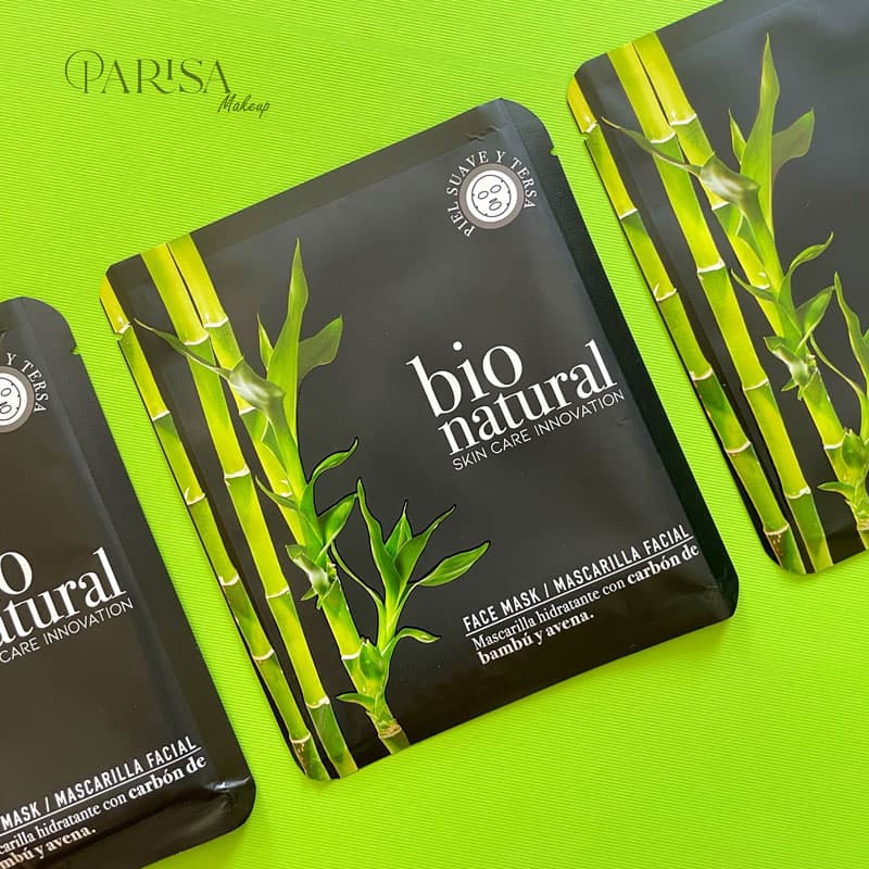 ماسک ورقه ای زغال چوب بامبو bio natural