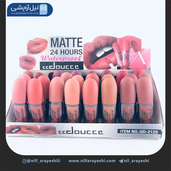 رژ لب مایع دو سه بیضی کد gd2125