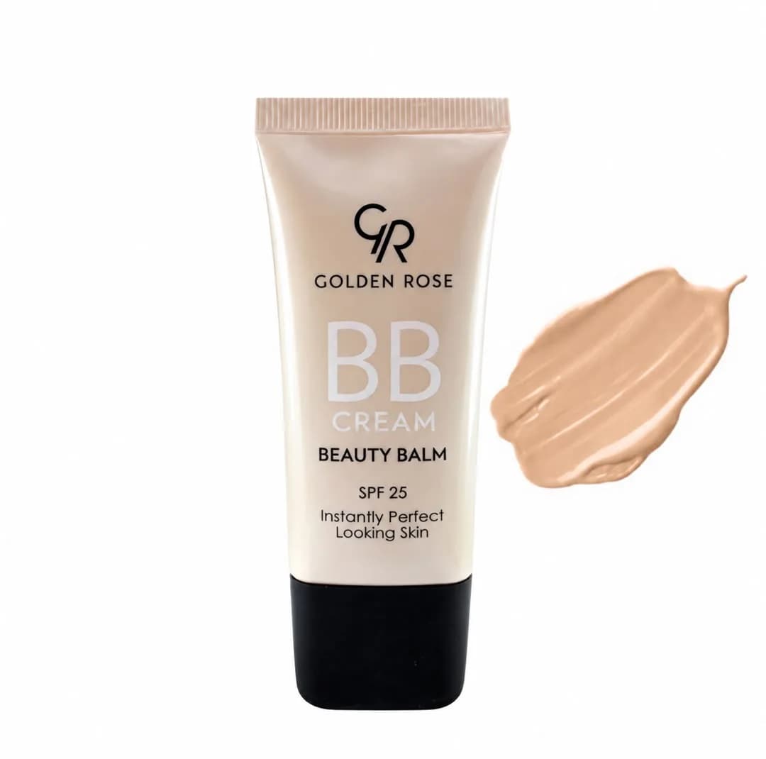 کرم پودر مایع 25 Spf گلدن رس مدل BLMBT شماره 03 مناسب برای انواع پوست حجم 30 میلیلیتر