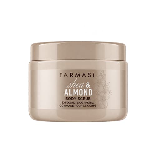 اسكراب بدن شی باتر و بادام shea & ALMOND فارماسی 110 ميل