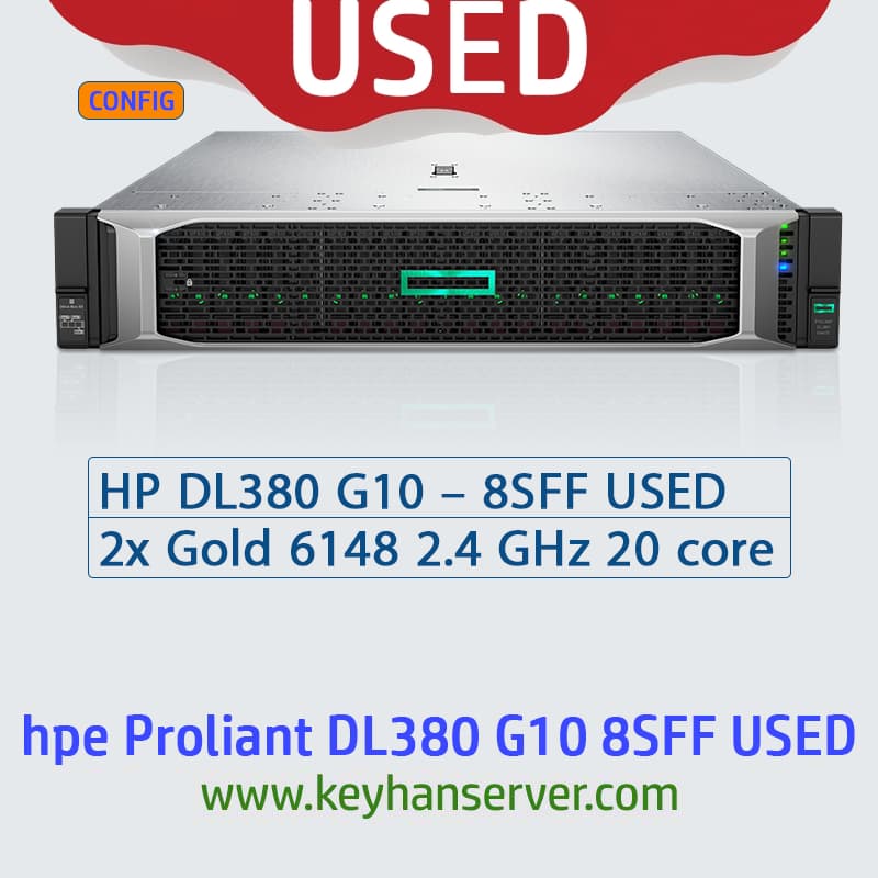 سرور hp DL380 G10 8SFF