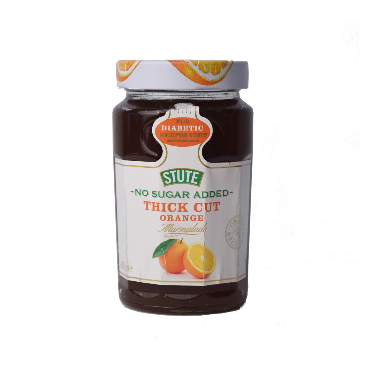 مارمالاد پرتقال برش ضخیم ( بدون شکر افزوده ) ۴۳۰ گرم استوت – stute