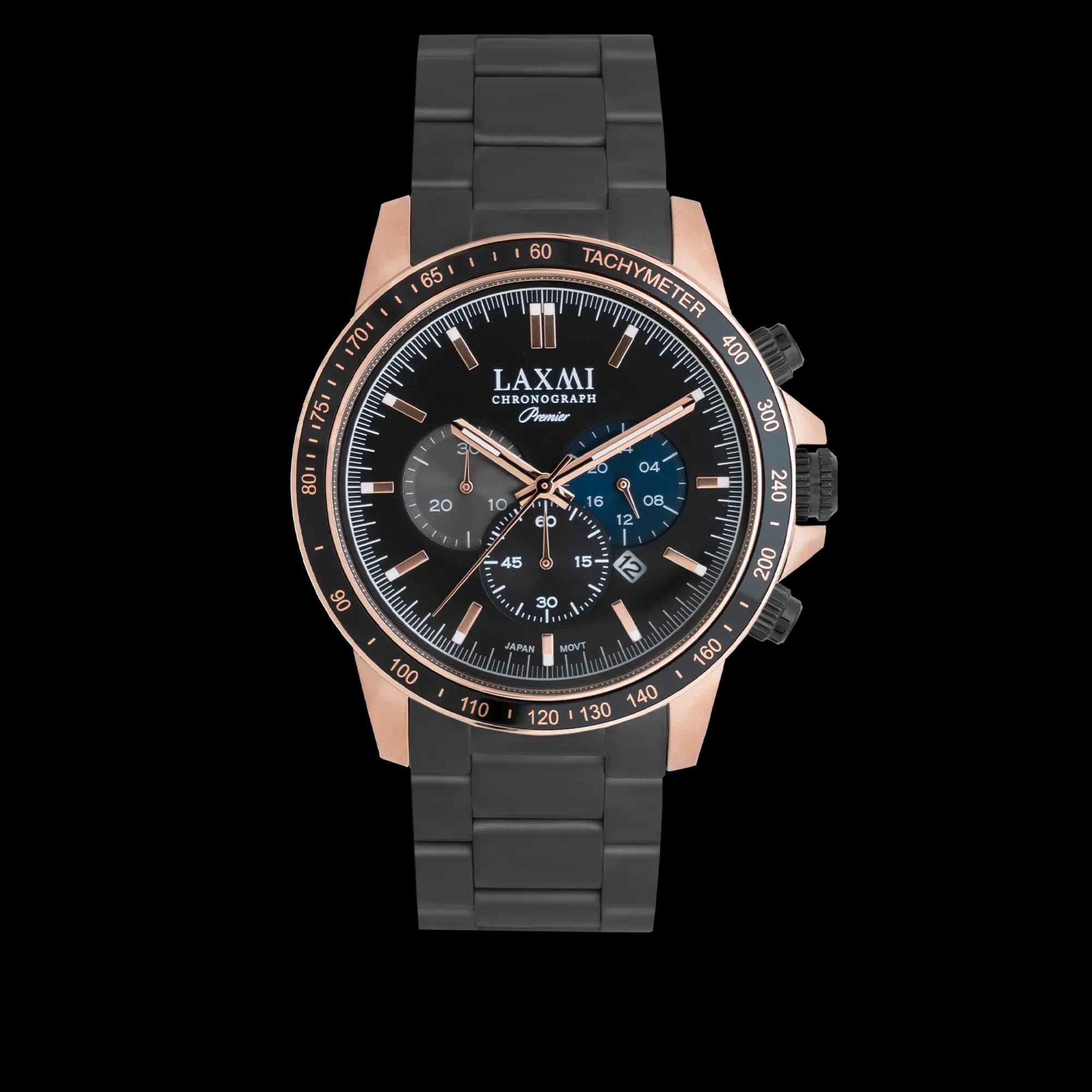ساعت مچی مردانه لاکسمی بند استیل مشکی کد Laxmi 8181/5