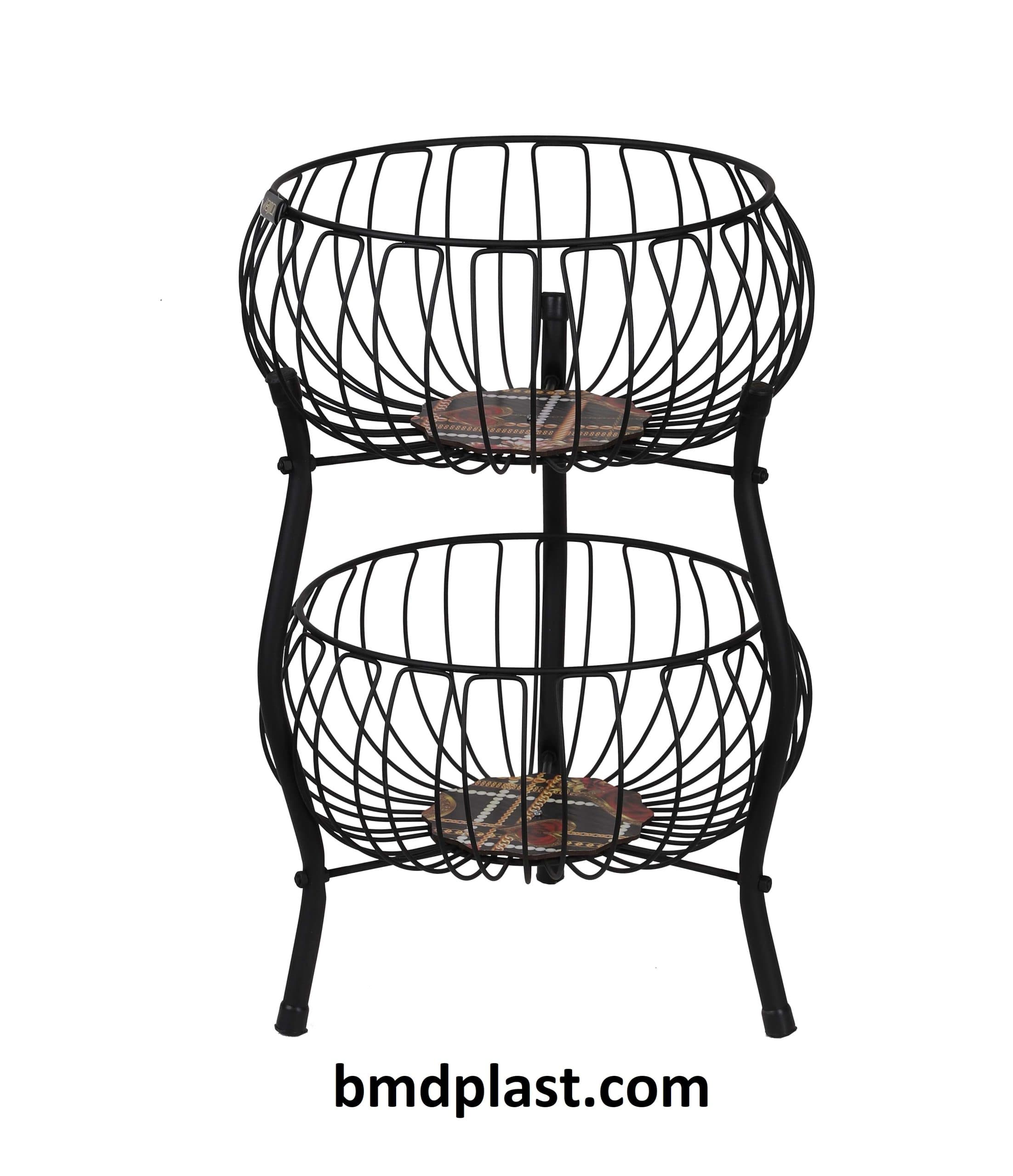جا پیازی 2 طبقه مشکی (کد982)