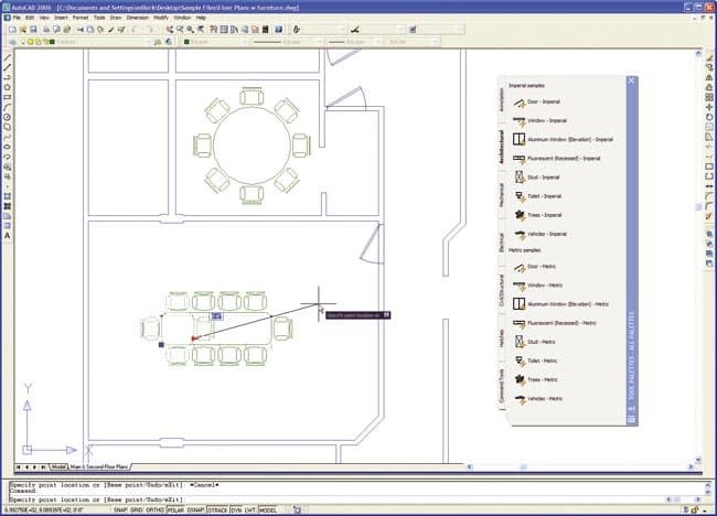 نرم افزار ویندوز autocad sample 2006 & simbols