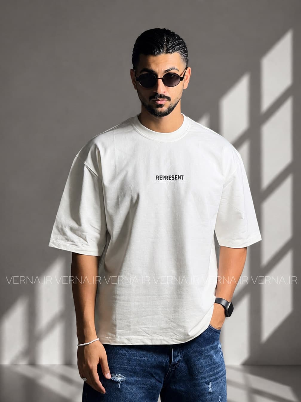 تيشرت مردانه پشت چاپ REPRESENT