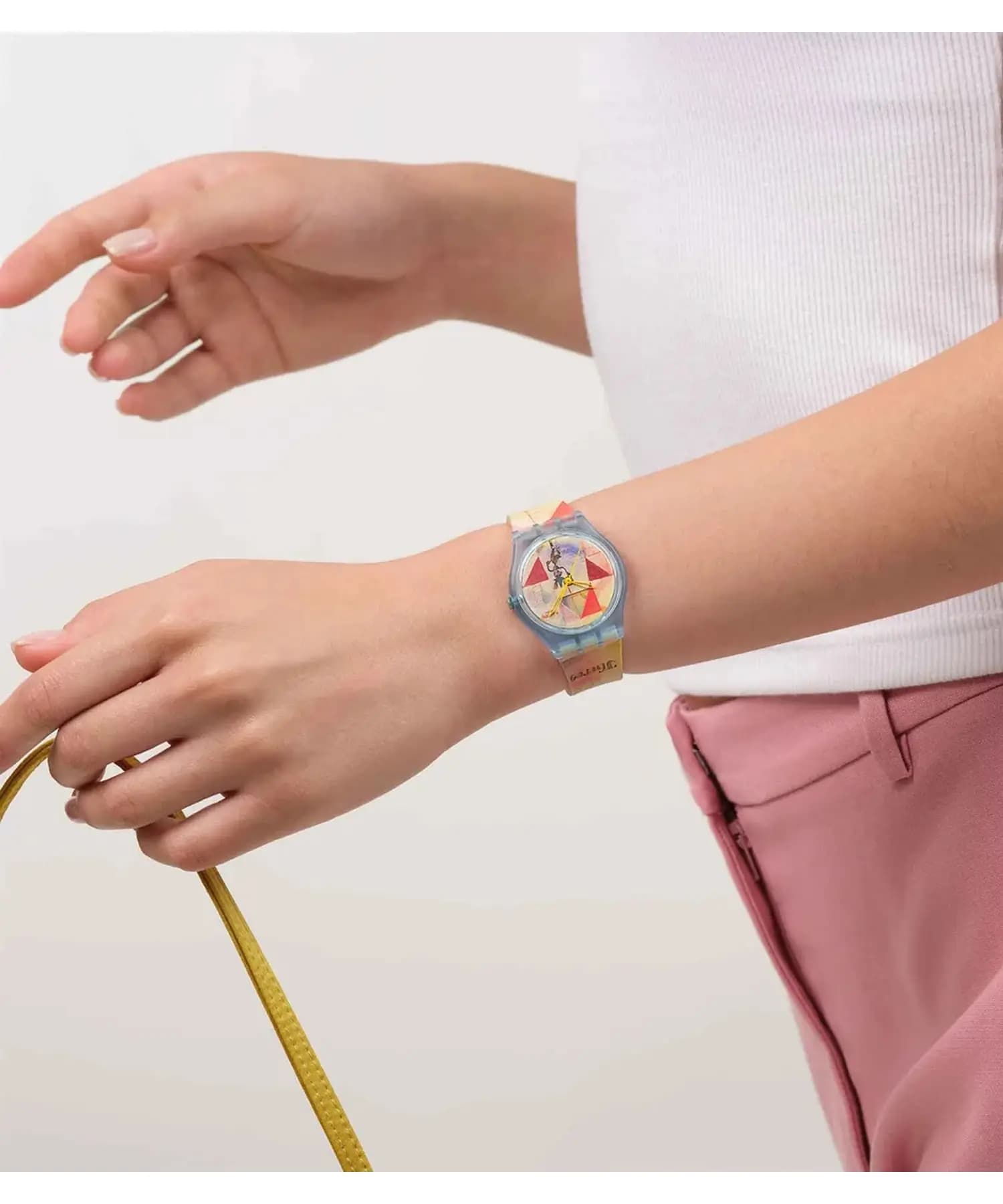 ساعت مچی مردانه و زنانه اصل سواچ (swatch) مدل SO28Z703 — تصویر ۳