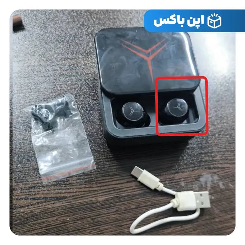 هندزفری بلوتوثی مدل m88 plus v5.3 enc مشکی – Open Box ( گوش راست کار نمیکند) — تصویر ۲