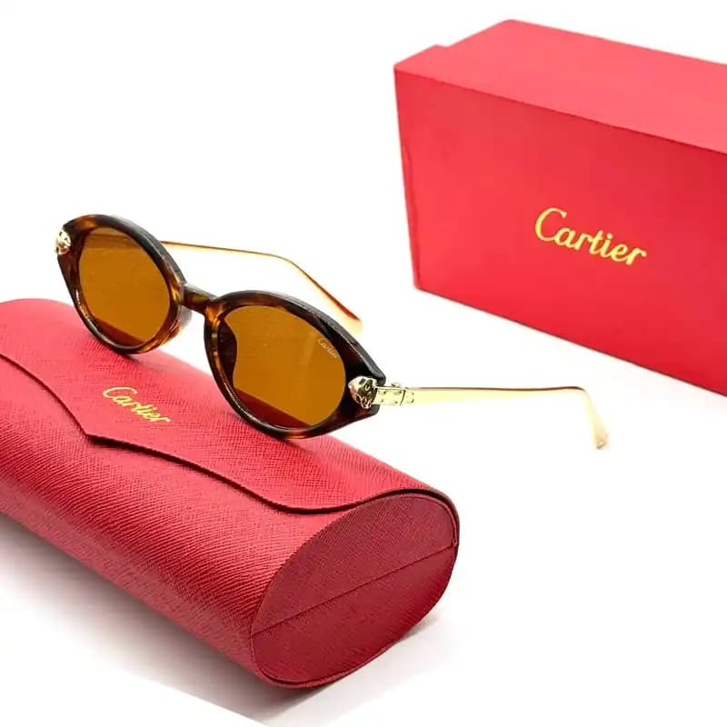 عینک آفتابی کارتیر Cartier مدل a2091 بیضی فشن