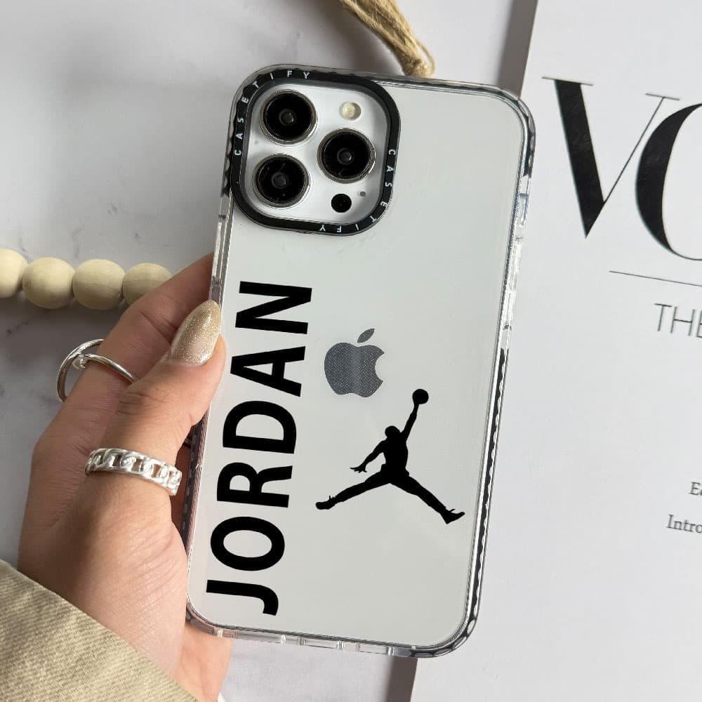 قاب شفاف چاپی سفارشی (کد 0400) مدل jordan مناسب برای گوشی موبایل سامسونگ Samsung Galaxy A06 / A10S / A12 / A13 / A14 / A15 / A16 / A20 / A21S / A22 4G / A22 5G / A23 / A24 / A30 / A30S / A31 / A32 4G — تصویر ۲