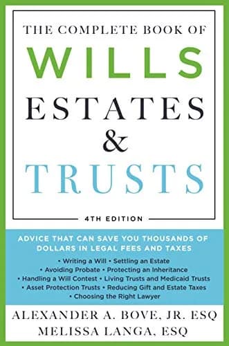 و دانلود نسخه کامل کتاب زبان اصلی The Complete Book of Wills, Estates & Trusts (4th Edition): Advice That Can Save You Thousands of Dollars in Legal Fees and Taxes Kindle Edition PDF | دانلود کتا