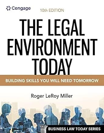 و دانلود نسخه کامل کتاب زبان اصلی The Legal Environment Today PDF | دانلود کتاب خارجی