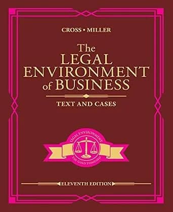 و دانلود نسخه کامل کتاب زبان اصلی The Legal Environment of Business: Text and Cases (MindTap Course List) PDF | دانلود کتاب خارجی