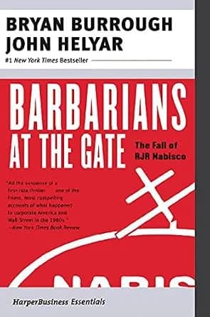 و دانلود نسخه کامل کتاب زبان اصلی Barbarians at the Gate: The Fall of RJR Nabisco PDF | دانلود کتاب خارجی