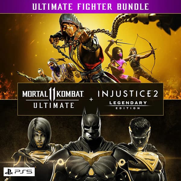 اکانت بازی Mortal Kombat 11 Ultimate Injustice 2 Leg Edition Bundle برای PS5