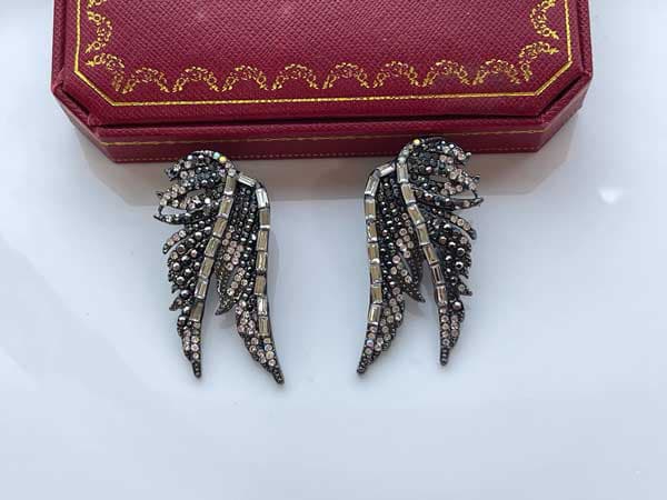 گوشواره طرح با فرشته نگینی