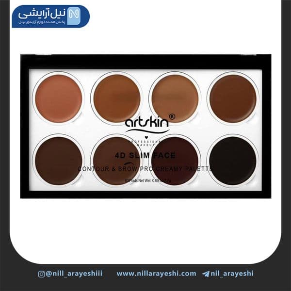 پالت کانتور کانسیلر و سایه ابرو چرب آرت اسکین کد A S973082