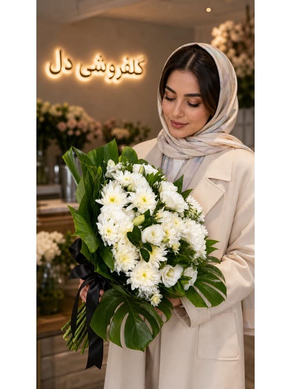 سبد گل روز زن رز و ارکیده سبد گل روز زن در تهران و کرج