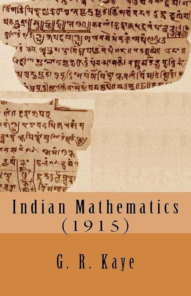 کتاب Indian Mathematics (ریاضیات هندی) نسخه انگلیسی PDF