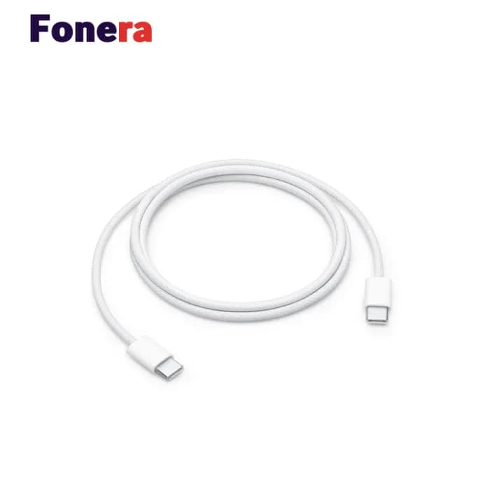 کابل شارژ USB-C به USB-C اپل 60 وات CHINA — تصویر ۴