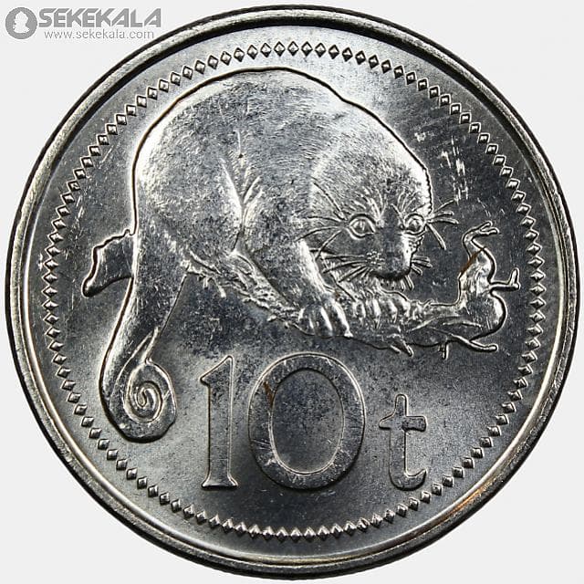 سکه 10 توئی کمیاب گینه نو 2014