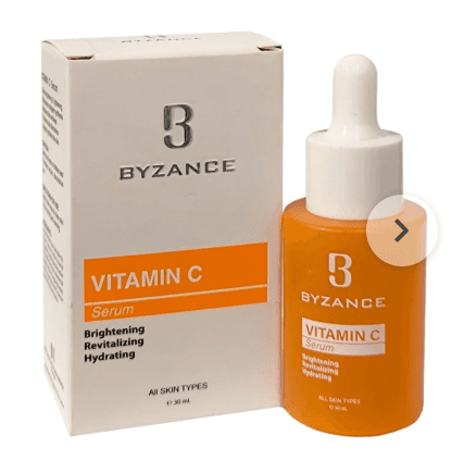 سرم شفافکننده و روشنکننده پوست بیزانس مدل Vitamin C مناسب برای انواع پوست حجم 30 میلیلیتر