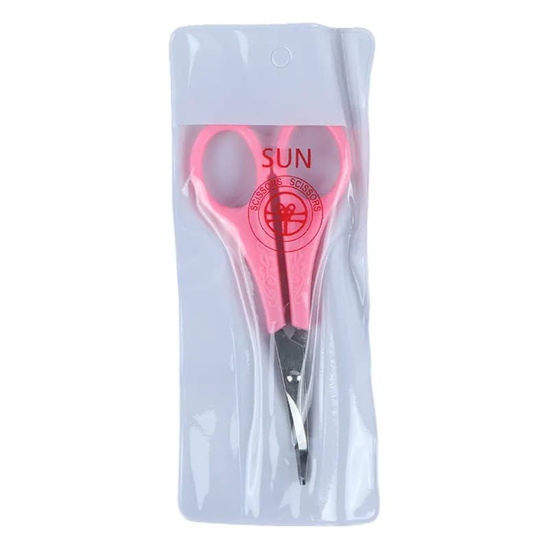 قیچی ابرو و مژه آرایشی سان SUN مدل دسته طرح دار