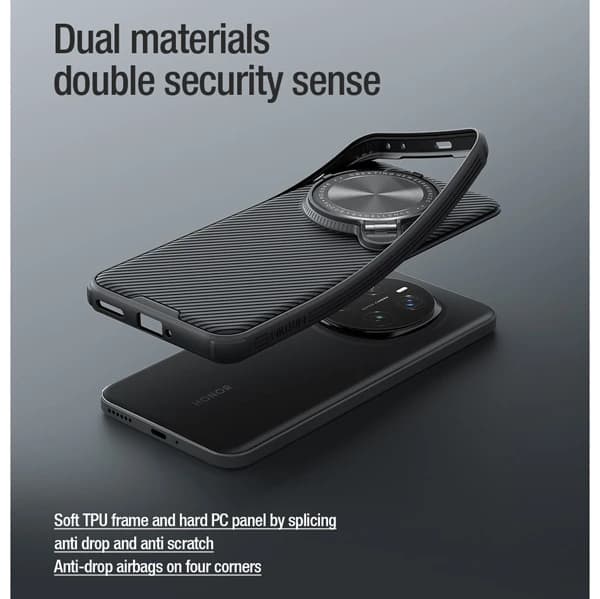 قاب ضد ضربه مگنتی کمرا استند Honor Magic7 Pro مارک نیلکین مدل Camshield Prop Magnetic — تصویر ۷