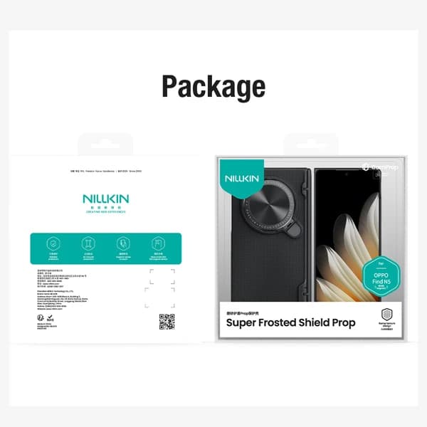 قاب ضد ضربه مگنتی Oppo Find N5 مارک نیلکین مدل Super Frosted Shield Prop Magnetic — تصویر ۲