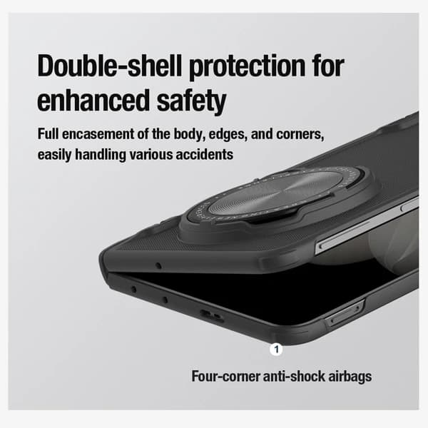 قاب ضد ضربه مگنتی Oppo Find N5 مارک نیلکین مدل Super Frosted Shield Prop Magnetic — تصویر ۳
