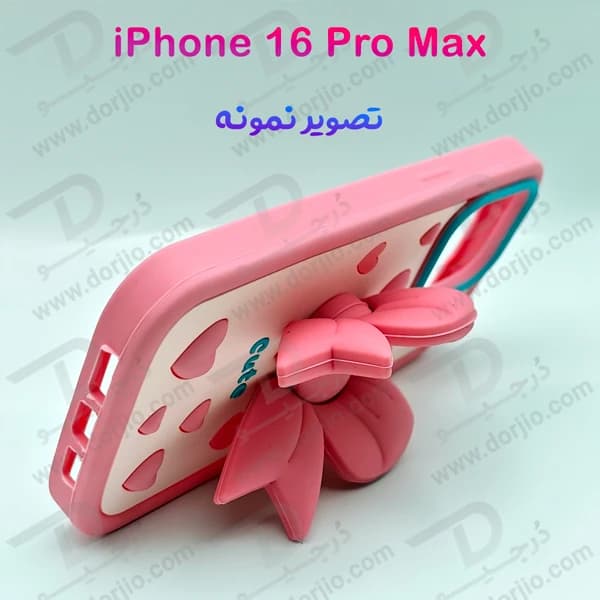 قاب سیلیکونی طرح دار برجسته iPhone 16 Pro Max سری STiTCH — تصویر ۸