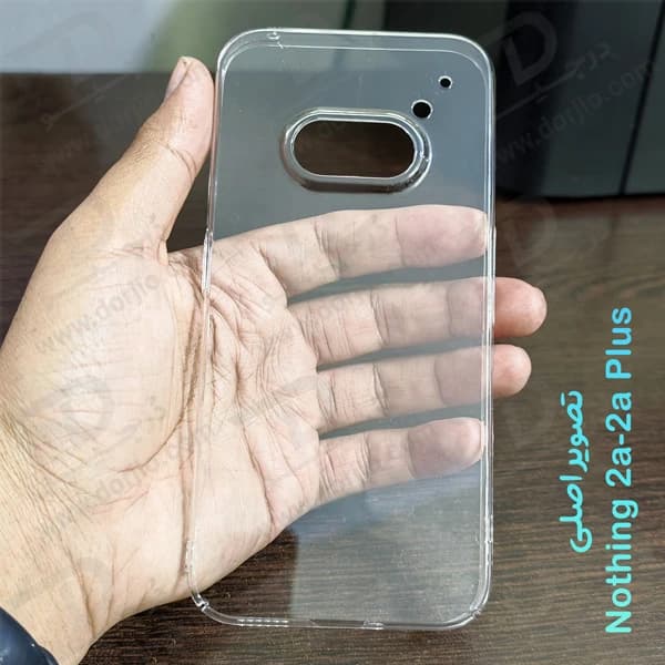 قاب شفاف تمام کریستالی Nothing Phone 2a مارک LEXOM — تصویر ۴