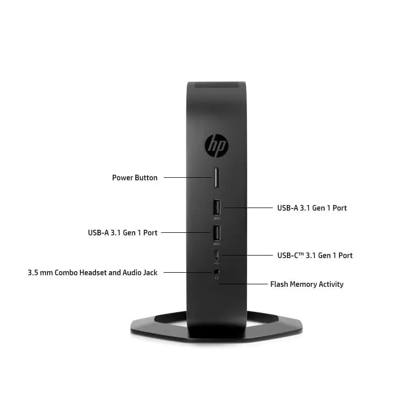 تین کلاینت اچ پی HP T740 8GB 256GB New — تصویر ۲