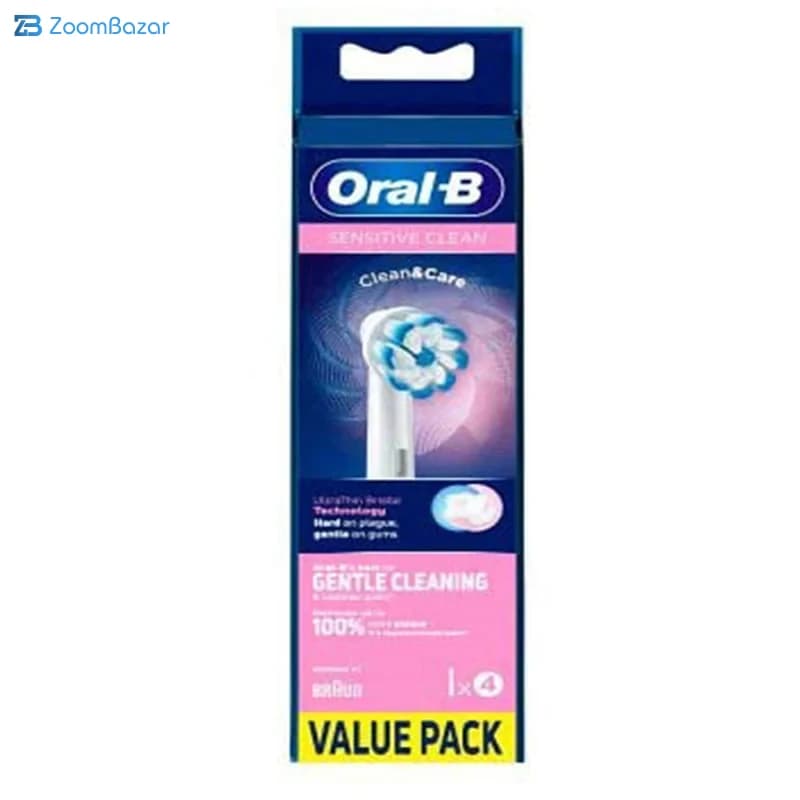 سری یدک مسواک برقی اورال بی مدل SENSITIVE CLEAN — تصویر ۲