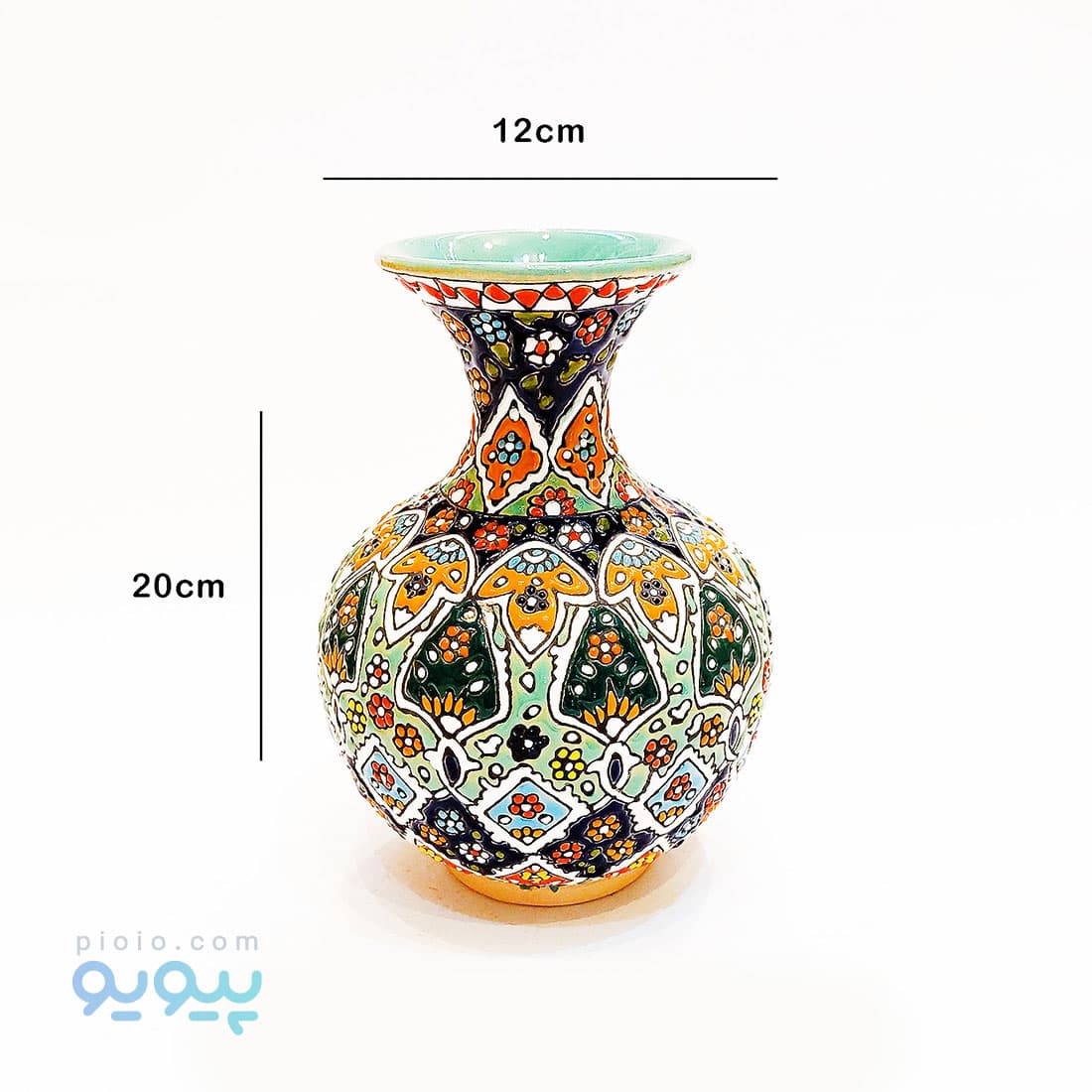 گلدان میناکاری شده کد 2951