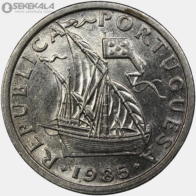 سکه 2.5 اسکودو پرتغال 1985