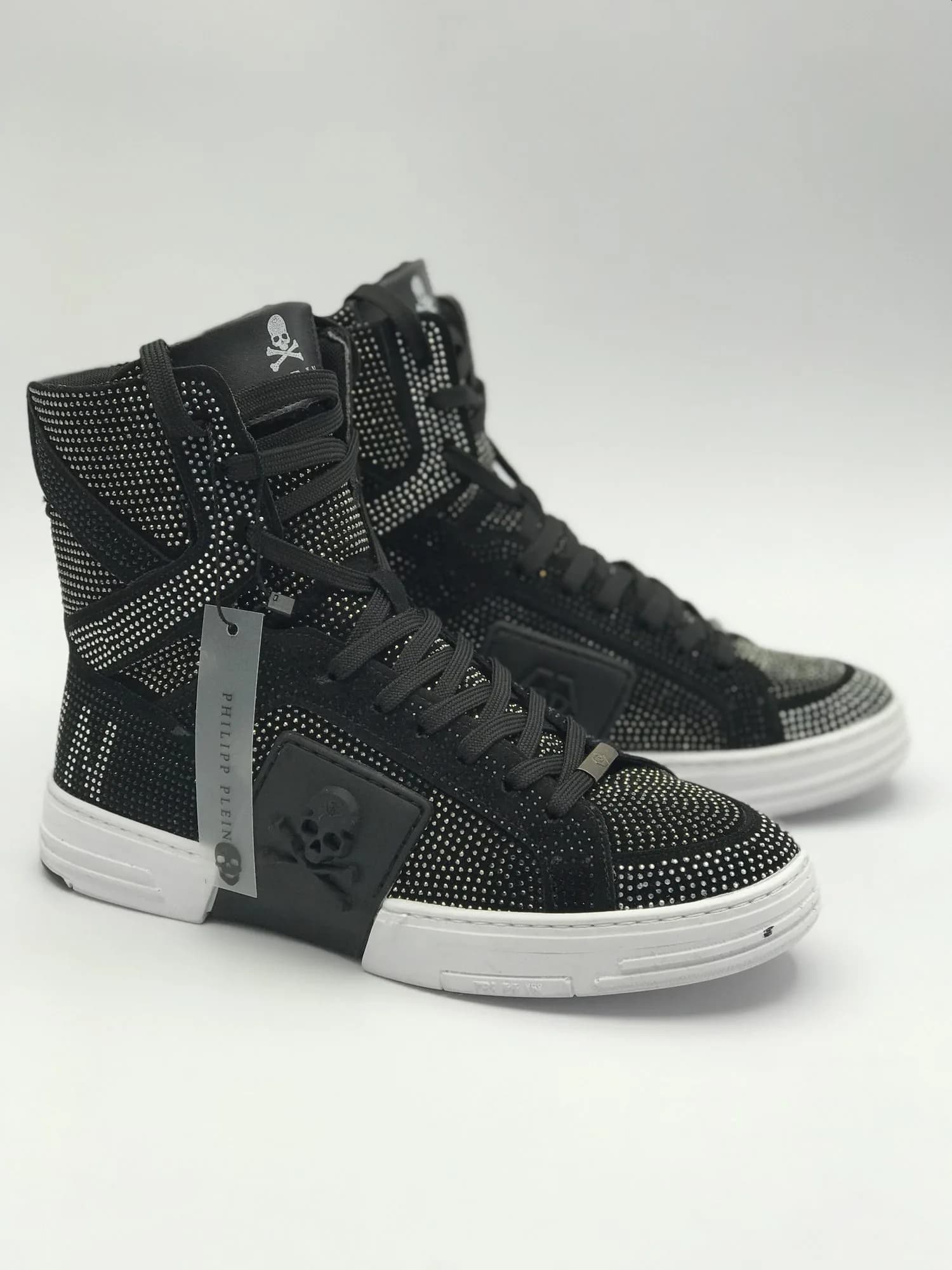 کد 1810 بوت فیلیپ پلین Philipp Plein تمام نگین مشکی