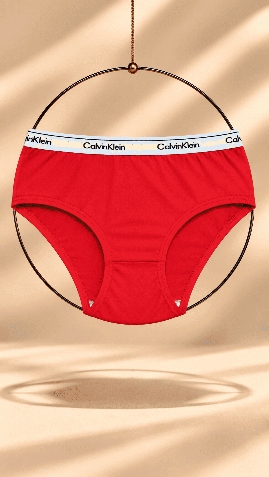 شورت اسلیپ ساده کلوین XL زرشکی