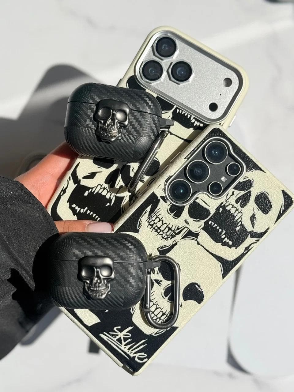 کاور ایرپاد اسکلت کربن (a0345) مناسب برای airpods pro/pro2 — تصویر ۷