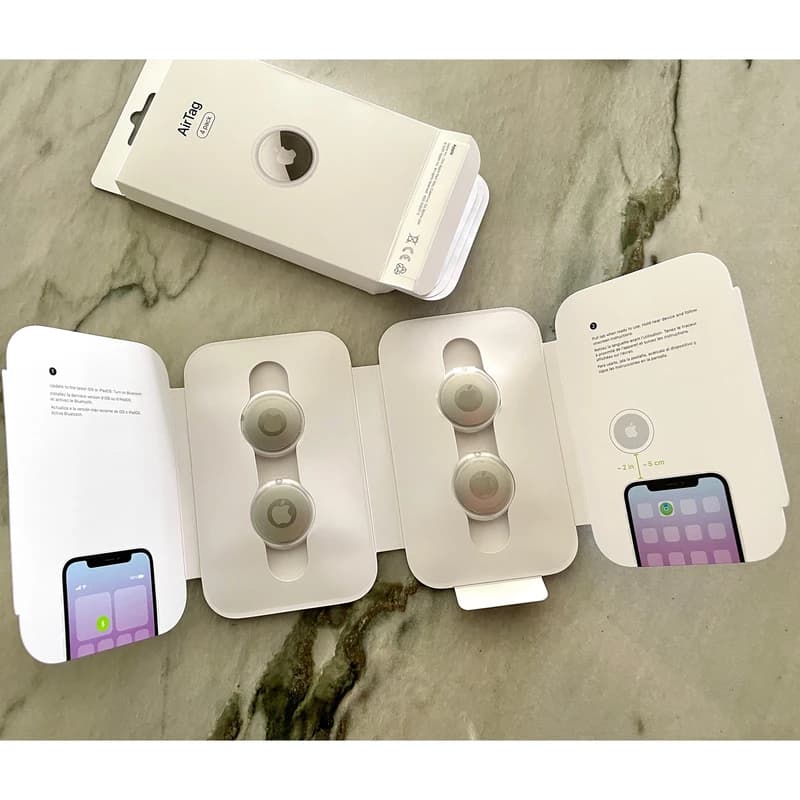 ردیاب اپل (AirTag) مدل 2026 پک 4 عددی MFEA4 — تصویر ۵