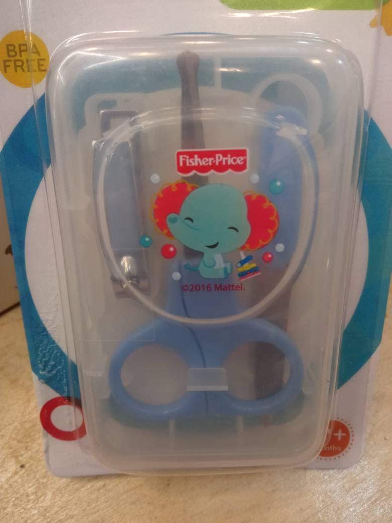ست مانیکور بچگانه fisher price طرح فیل رنگ ابی کد 22600945