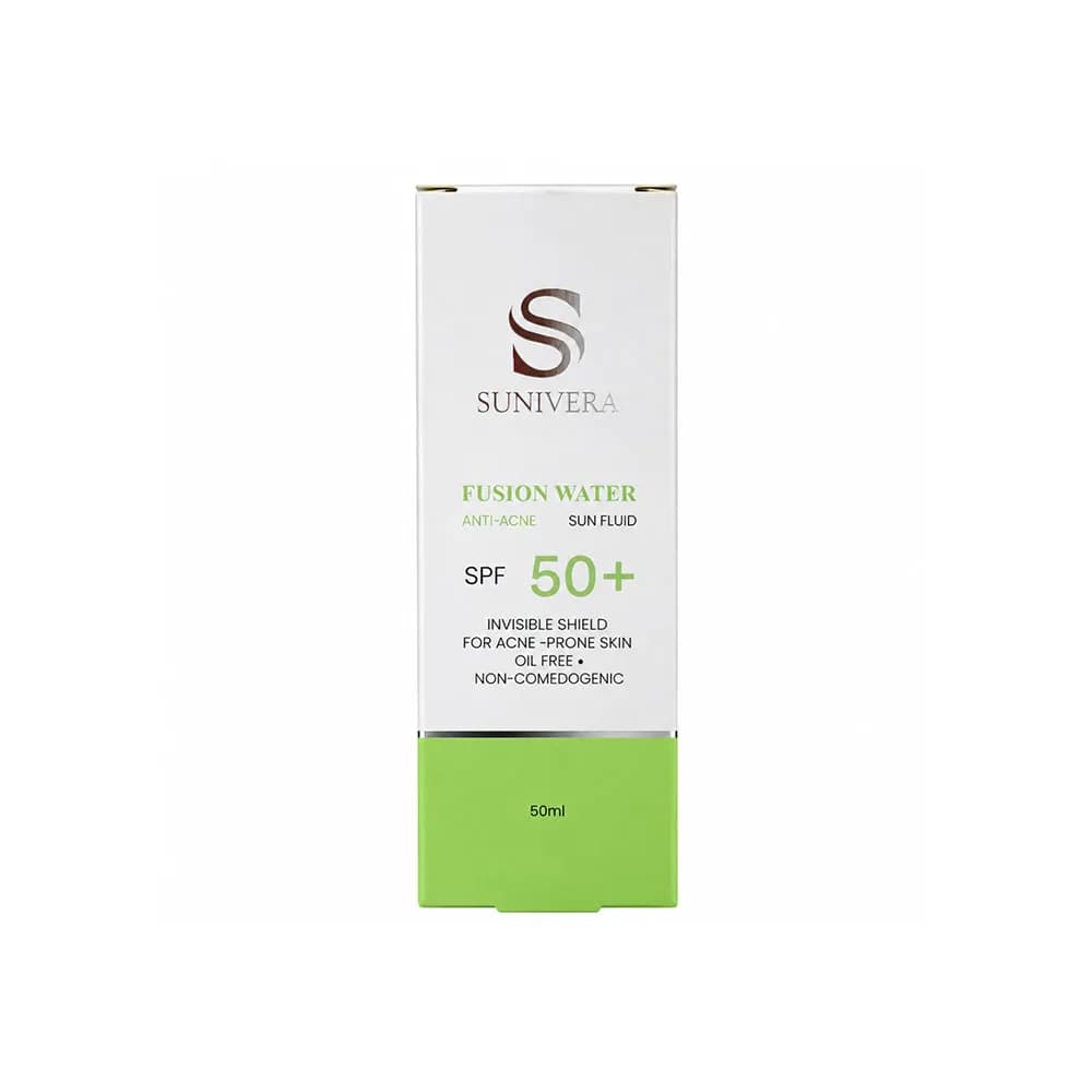 کرم ضدآفتاب فیوژن واتر ضدجوش و بی رنگ SPF50 سانیورا ۵۰ میلی لیتر — تصویر ۵