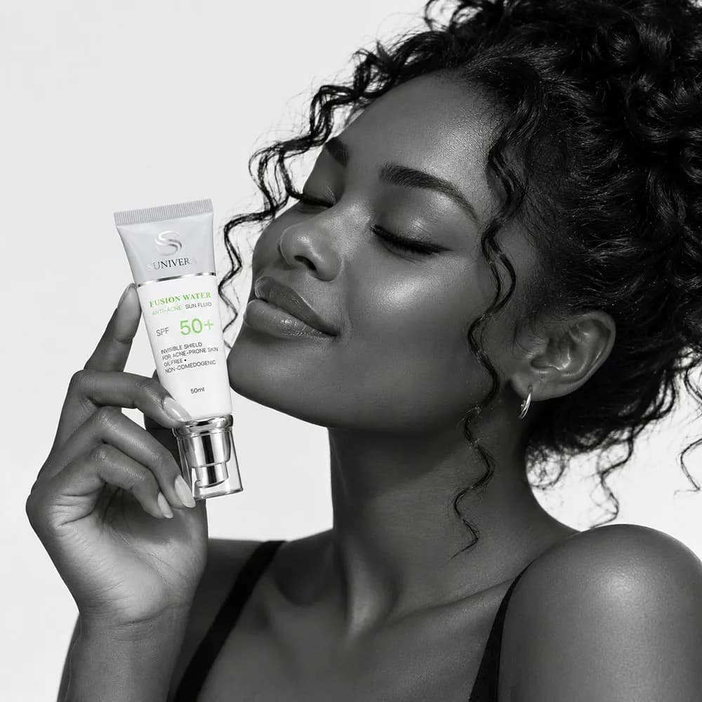 کرم ضدآفتاب فیوژن واتر ضدجوش و بی رنگ SPF50 سانیورا ۵۰ میلی لیتر — تصویر ۷