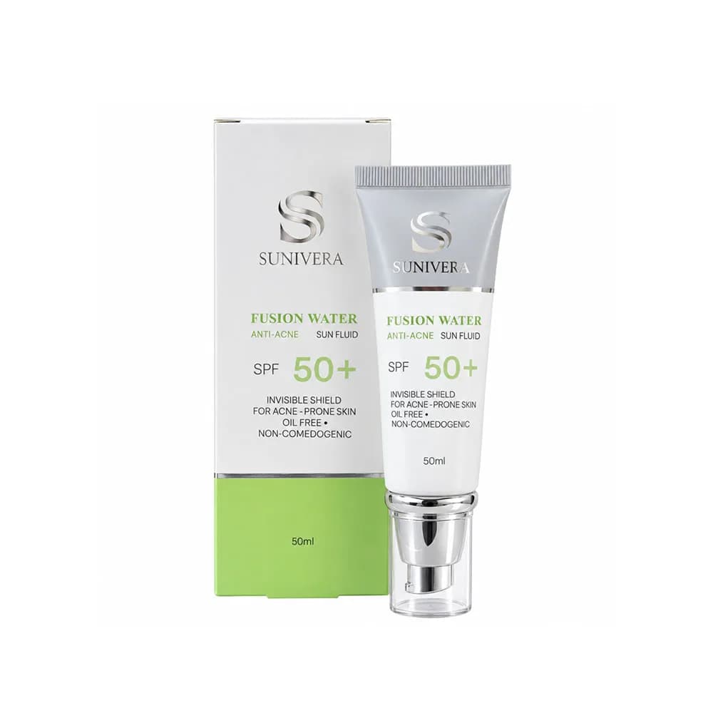 کرم ضدآفتاب فیوژن واتر ضدجوش و بی رنگ SPF50 سانیورا ۵۰ میلی لیتر — تصویر ۴