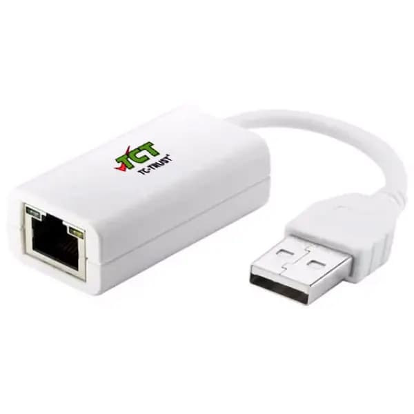 مبدل USB2.0 به RJ45 100Mbps تی سی تراست مدل TC-U2E100