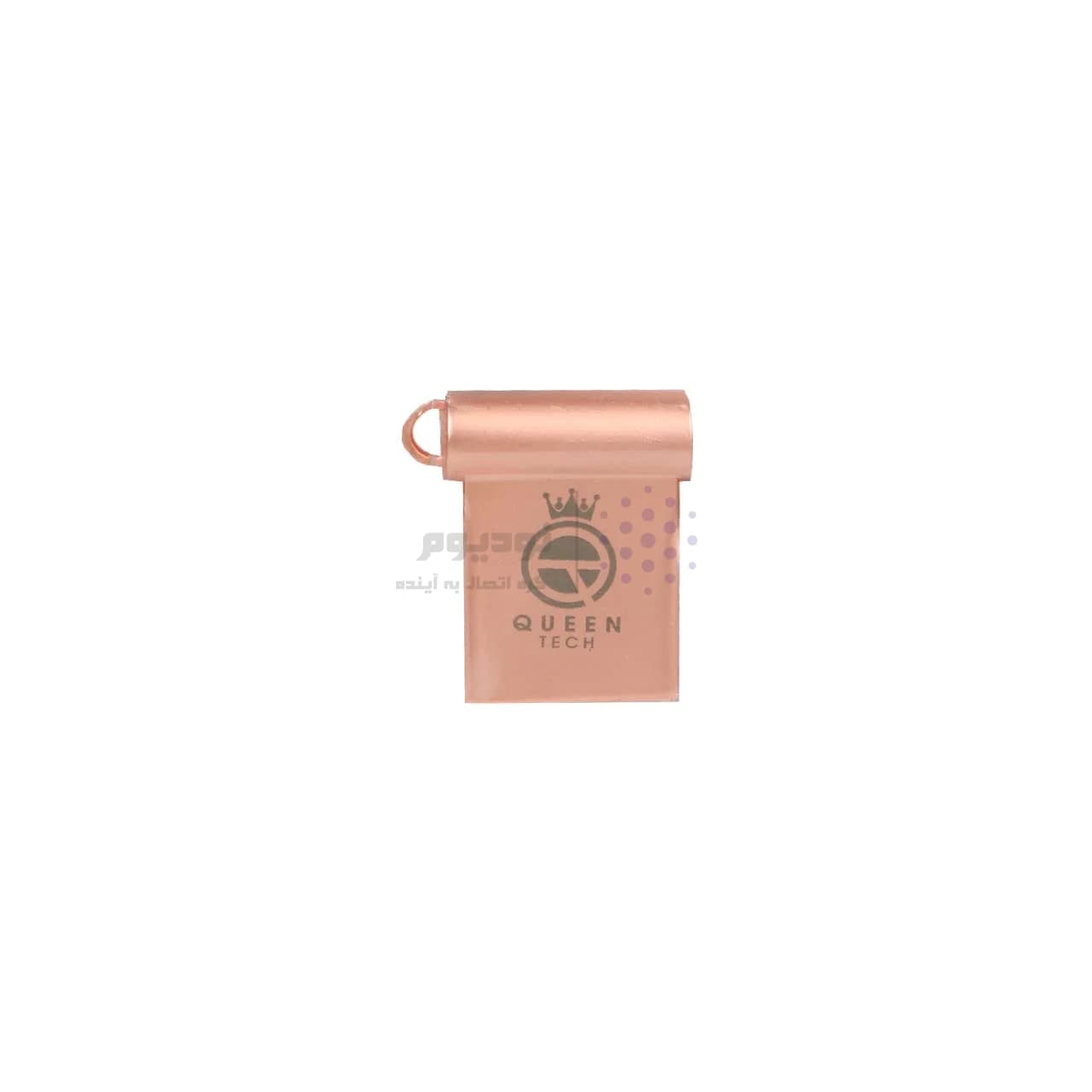 Queen tech-NANO USB2.0 Flash Memory-16GB رزگلد (گارانتی مادام العمر شرکت آی تین) — تصویر ۳