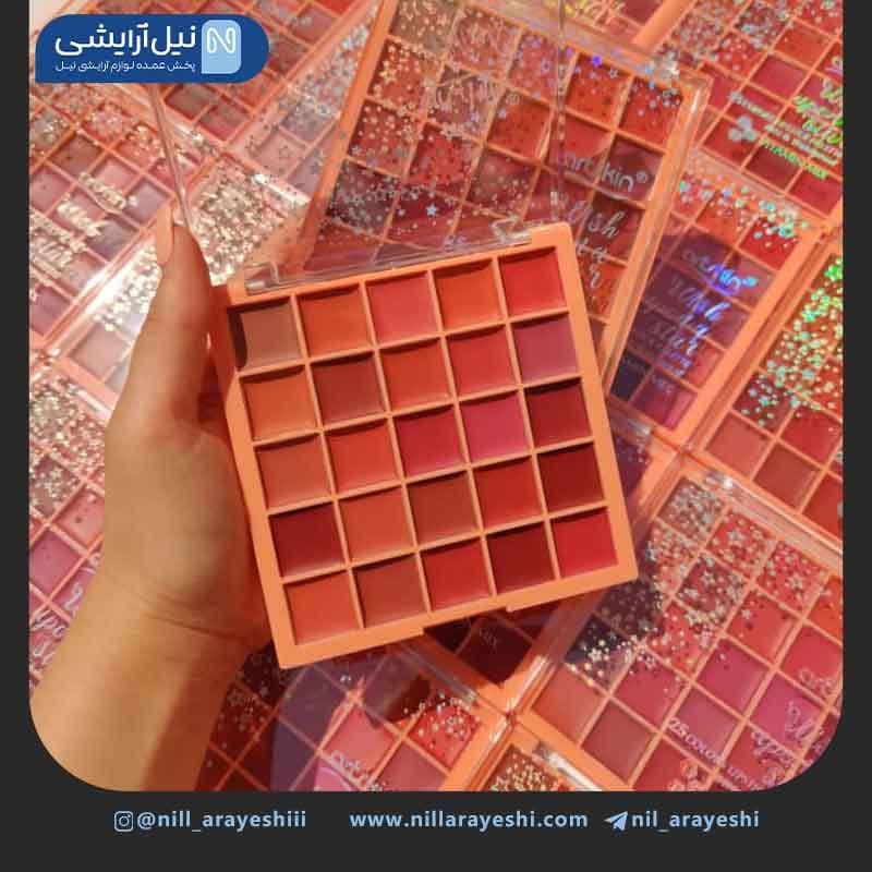 رژ پالتی 25 رنگ آرت اسکین کد As972135