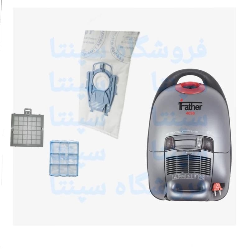 کیسه یکبارمصرف 4تایی و فیلتر جلو عقب جاروبرقی آی فادر ifather