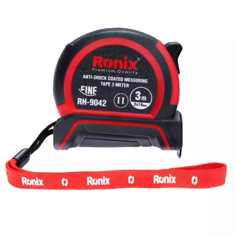 متر نواری فاین 3 متری عرض 19 میلی متر رونیکس مدل RONIX RH-9042 — تصویر ۳