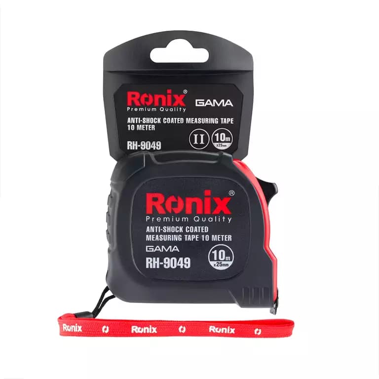 متر نواری گاما 10 متری عرض 25 میلی متر رونیکس مدل RONIX RH-9049 — تصویر ۲